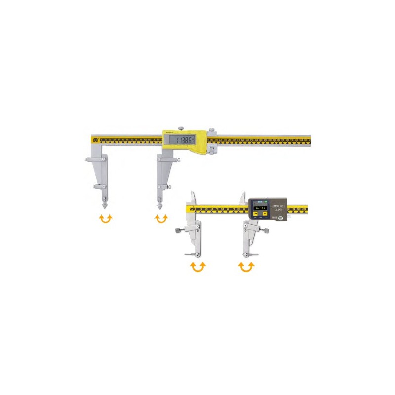 Rotating accesories set for caliper