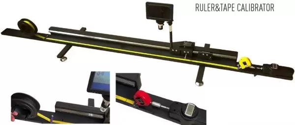 Computerized ruler & tape calibrator Wireless with LED microscope