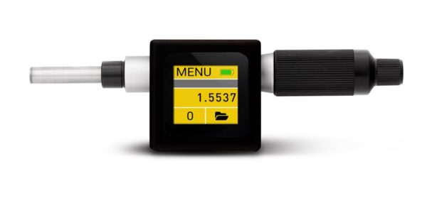 Sub-micron computerized micrometer head (non rotating) Industry 4.0