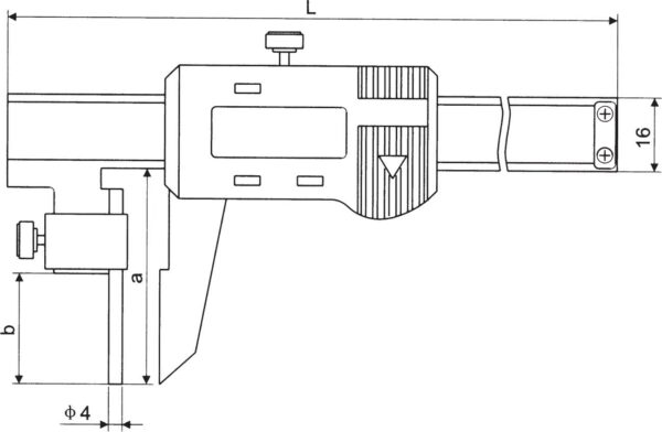 TUBE DIGITAL CALIPER 5 MICRONS