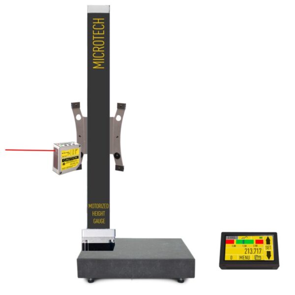 2D Motorized height gauge with laser sensor MICROTECH