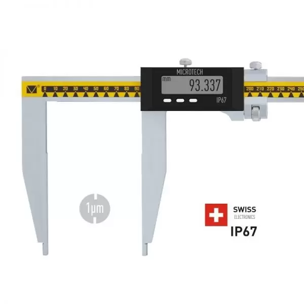 Micron Long jaw caliper IP67